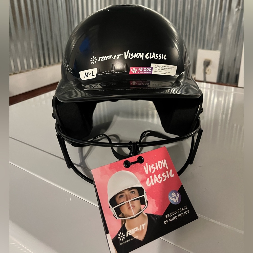 RIP-IT Vision Classic Black Helmet